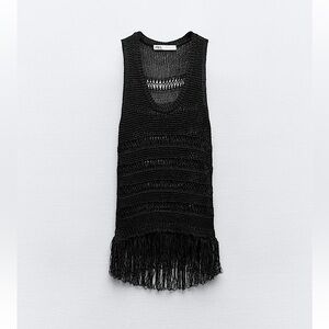 Zara Fringed Knot Top